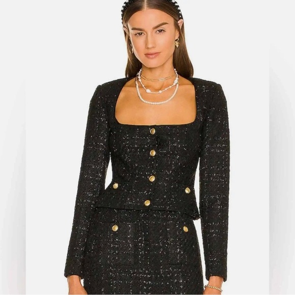 Bianca Jacket in Black ASSIGNMENT size large brand new - Picture 1 of 8